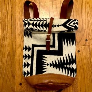 Future Glory Pendleton wool roll top backpack